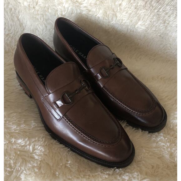 COLE HAAN Harmon Grand Bit Loafer Men's Size US 10 M Brown New Without Box Read! - Picture 1 of 9